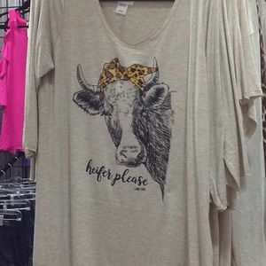 Heifer please 3/4 sleeve
